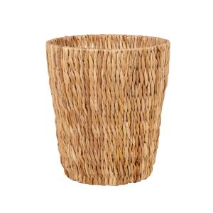 Corbeille à papier en fibres végétales tressées
