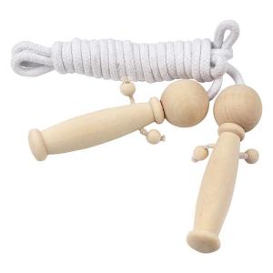 Corde à sauter en bois à customiser 225cm