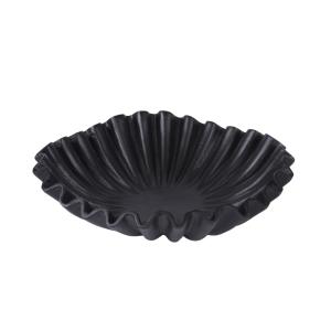 Coupe ronde    35 cm Table Passion noir en aluminium