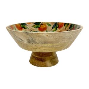 Coupe sur pied   30 cm multicolore en bois