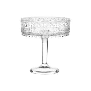 Coupe sur pied Delis 19x20.5 cm transparent / cristal en ve…