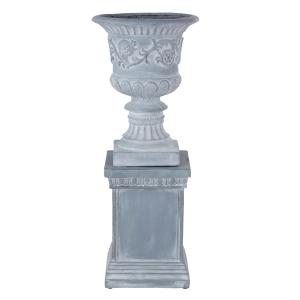 Coupe sur socle grise blanchie H109