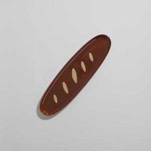 Coupelle baguette en grès marron