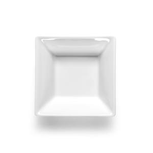Coupelle carrée en Porcelaine Blanc