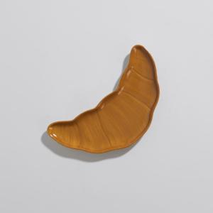 Coupelle croissant en grès marron