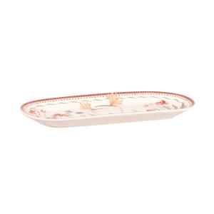 Coupelle en porcelaine motifs multicolores