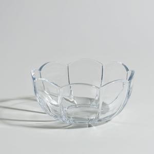 Coupelle fleur en verre transparent