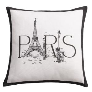 Coussin 40x40 blanc cassé en coton