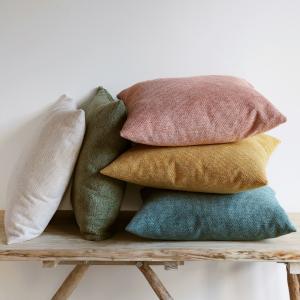 Coussin    40x40 bleu en polyester