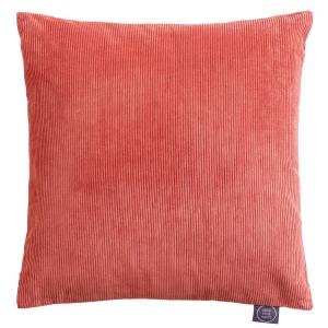 Coussin 45x45 orange poterie en polyester