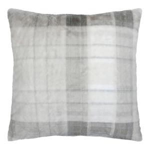 Coussin à carreaux écossais en imitation fourrure polyester…