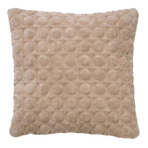 Coussin ADRIANE - Beige  45x45 cm - Couleur unie