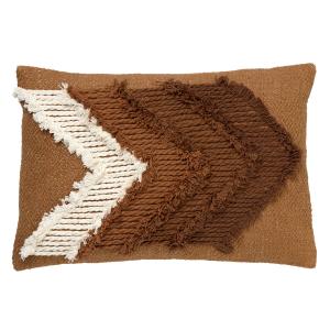 Coussin Arrow Tobacco Brown 40x60 cm