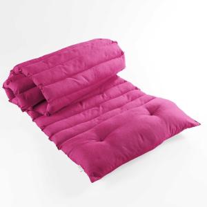 Coussin bain de soleil uni framboise 60x180cm