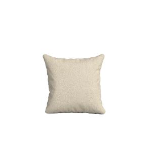 Coussin beige bouclé 40 x 40 cm