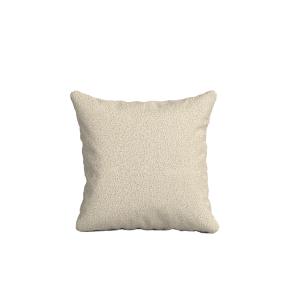 Coussin beige bouclé 50 x 50 cm