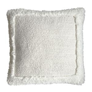 Coussin blanc cassé 90x90