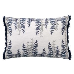 Coussin Bleu 40x60 cm Fleuri