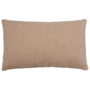 Coussin Bouclé Teddy – confort doux, beige 30x50, made in E…
