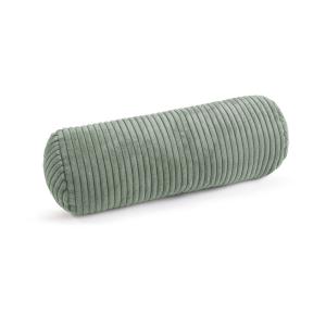 Coussin cale-dos cale-tête velours cotelé vert sauge 40x15c…