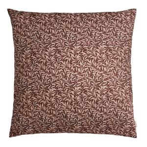 Coussin carré en popeline de coton William Morris Willow ch…