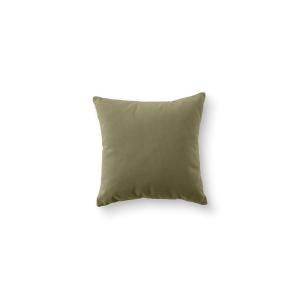 Coussin carré en velours vert 40 x 40 cm