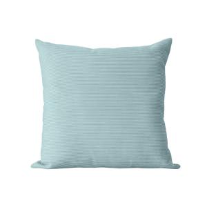 Coussin carré velours turquoise 45x45 cm