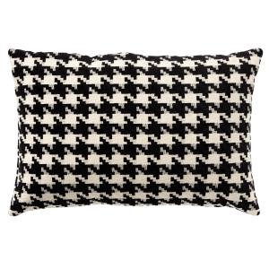 Coussin CHARLOTTE - Noir  40x60 cm - Mixte