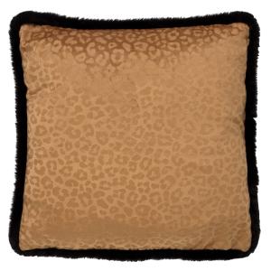 Coussin Cheeta - Marron 45x45 cm