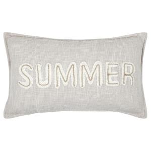 Coussin coton naturel summer naturel 30x50 cm