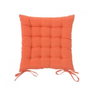 Coussin de chaise carré orange 40x40
