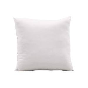 Coussin de garnissage en microfibre blanc 45 x 45 cm