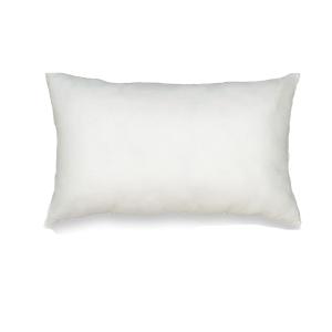 Coussin de garnissage uni polyester blanc 45x70 cm