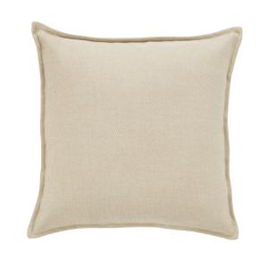 Coussin de jardin tissé beige 45x45