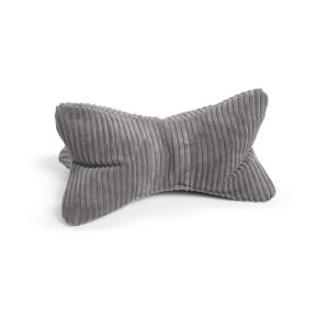 Coussin de lecture cale-tête velours cotelé anthracite 42x2…