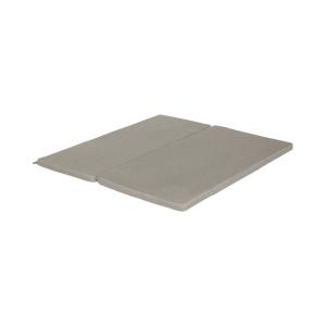 Coussin de siège en tissu sable 111x92