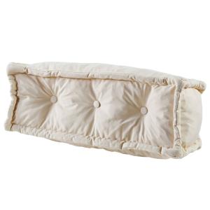 Coussin de sol dossier 95x40 cm beige