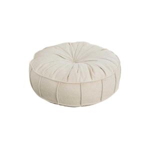Coussin de sol effet bouclette  blanc