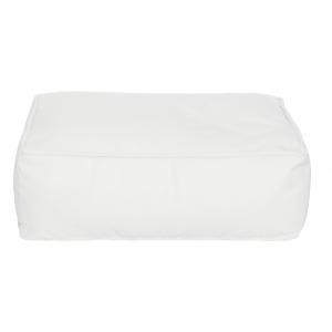 Coussin de sol extérieur déhoussable blanc M