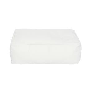 Coussin de sol extérieur déhoussable blanc S