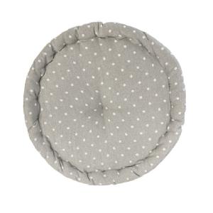 Coussin de sol imprimé a pois coton CHARME