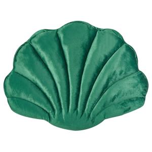 Coussin décoratif en tissu vert 47x6cm