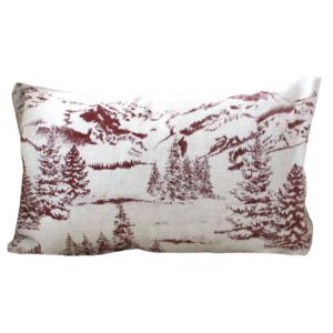 Coussin déhoussable 30 x 50 cm coton recyclé chambray espri…