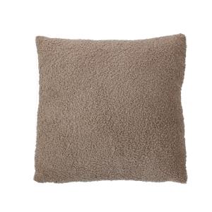 Coussin déhoussable tissu bouclé 40x40cm