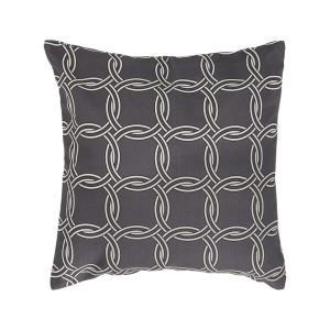 Coussin en coton Anthracite 45 x 45 cm