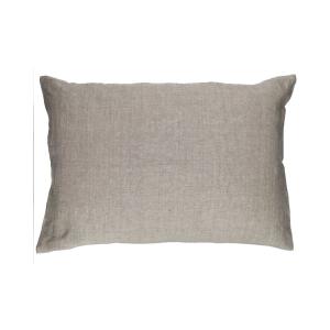 Coussin en coton beige 70X50