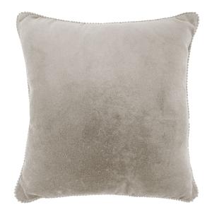 Coussin en coton beige ficelle 30x50