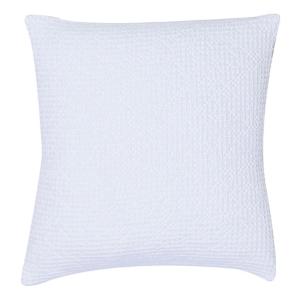 Coussin  en coton blanc 45 x 45 cm