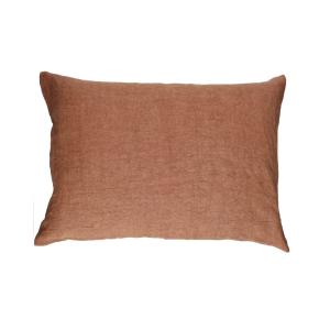 Coussin en coton cannelle 70X50