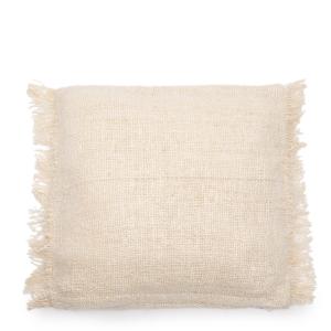 Coussin en coton crème 60x60